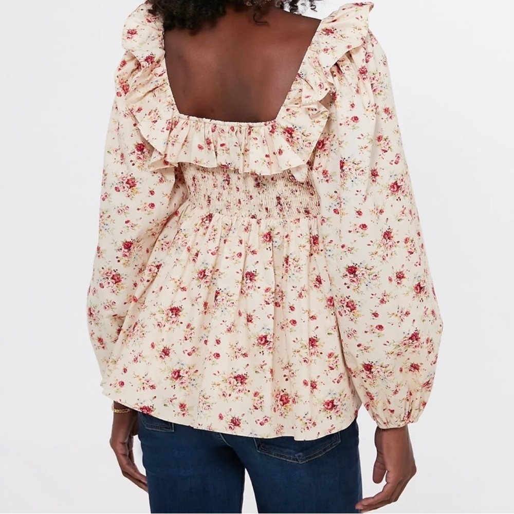 Tuckernuck Hyacinth House Addison blouse Medium - Picture 4 of 8